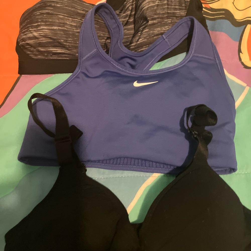 Nike Women's Blue Sports Bra